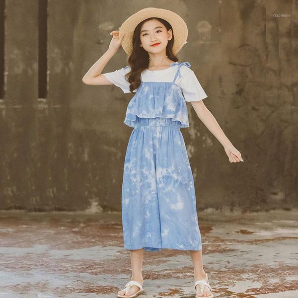 clothing sets 4 to 15 years summer 2021 kids set teenage girls clothes t shirts and jumpsuits pants child for girl, White
clothing sets 4 to 15 years summer 2021 kids set teenage girls clothes t shirts and jumpsuits pants child for girl, White