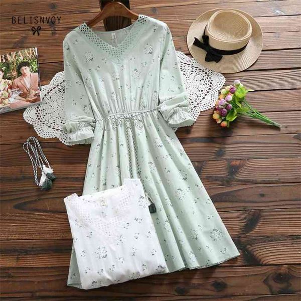 spring floral printed women dress v-neck elegant white green vestidos mujer autumn mori girl cotton linen tassel kawaii 210520, Black;gray
spring floral printed women dress v-neck elegant white green vestidos mujer autumn mori girl cotton linen tassel kawaii 210520, Black;gray