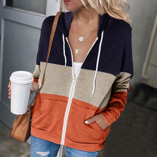 loose sweatshirts women's zipper long-sleeved hooded pocket casual tees 2021 ladies winter hoodies &, Black
loose sweatshirts women's zipper long-sleeved hooded pocket casual tees 2021 ladies winter hoodies &, Black