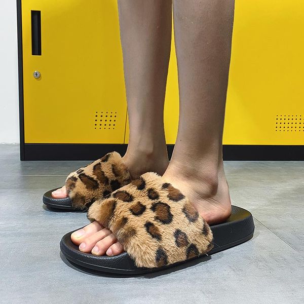 slippers women fur 2021 summer leopard print sandals claquette femme ladies luxury fashion home pantuflas large size 43, Black
slippers women fur 2021 summer leopard print sandals claquette femme ladies luxury fashion home pantuflas large size 43, Black