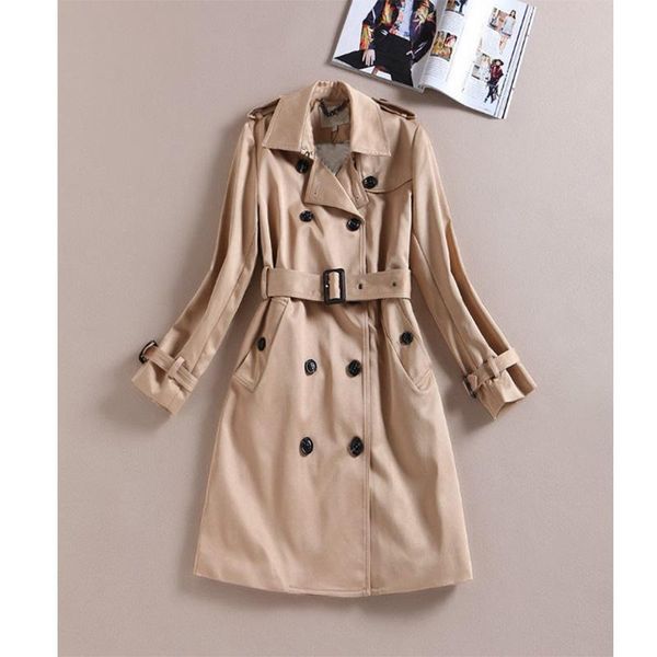 women's trench coats classic women coat windbreaker trend double-breasted slim quality outwear, Tan;black
women's trench coats classic women coat windbreaker trend double-breasted slim quality outwear, Tan;black