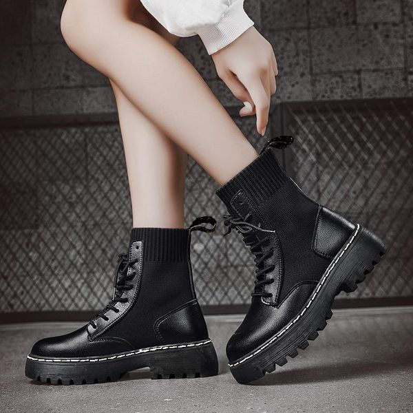 boots stylish women casual shoes for round toe lace-up woman booties female outdoor botas mujer drop, Black
boots stylish women casual shoes for round toe lace-up woman booties female outdoor botas mujer drop, Black