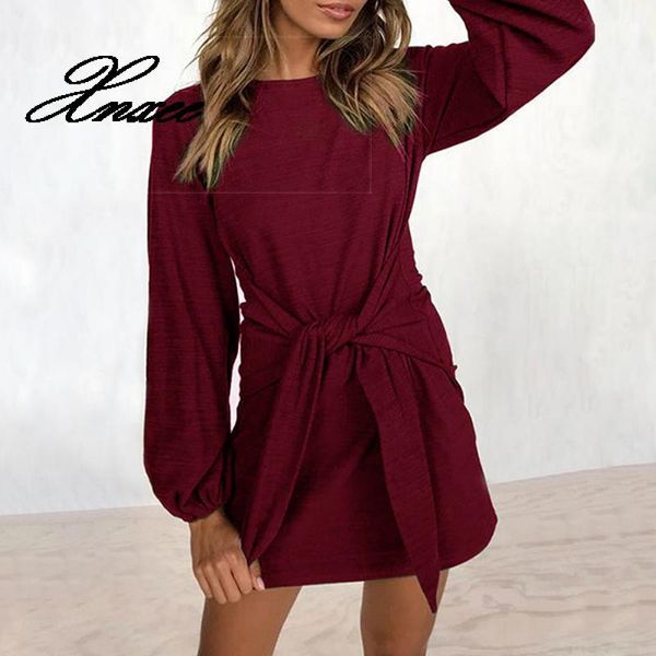 casual dresses spring summer women long sleeve o-neck tunic sashes bandage mini dress solid empire robe femme vestidos, Black;gray
casual dresses spring summer women long sleeve o-neck tunic sashes bandage mini dress solid empire robe femme vestidos, Black;gray