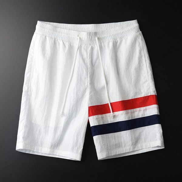 men's pants contrast stripe splicing casual quick drying capris 2021 summer fashion moisture absorption and breathable, Black
men's pants contrast stripe splicing casual quick drying capris 2021 summer fashion moisture absorption and breathable, Black