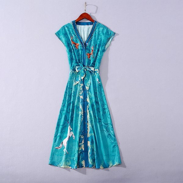 casual dresses european and american women's clothing summer style sleeveless beaded v-neck deer print fashionable blue dress hh8r, Black;gray
casual dresses european and american women's clothing summer style sleeveless beaded v-neck deer print fashionable blue dress hh8r, Black;gray