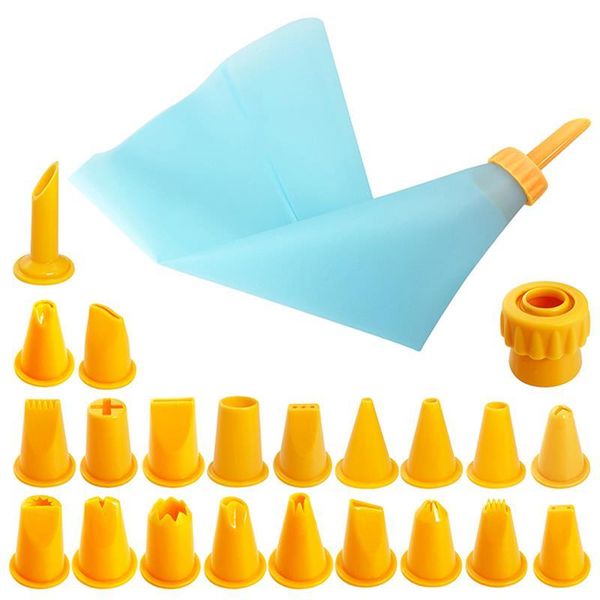 23pcs cake decorating kit plastic reusable piping nozzle pastry tip for baking decor tools accessories diy &
23pcs cake decorating kit plastic reusable piping nozzle pastry tip for baking decor tools accessories diy &