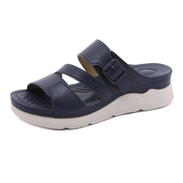sandals 2021 summer casual slippers women's big sole light anti slip slope heel simple style round head women, Black
sandals 2021 summer casual slippers women's big sole light anti slip slope heel simple style round head women, Black