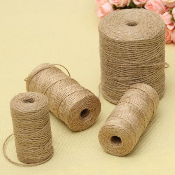 yarn 30/50/100meters natural vintage jute rope cord string twine burlap ribbon crafts sewing diy wedding party decoration, Black;white
yarn 30/50/100meters natural vintage jute rope cord string twine burlap ribbon crafts sewing diy wedding party decoration, Black;white