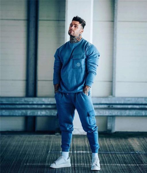 men's tracksuits autumn winter fashionable set casual suit sportswear 2-piece sweater+pants jogging fitness pullover, Gray
men's tracksuits autumn winter fashionable set casual suit sportswear 2-piece sweater+pants jogging fitness pullover, Gray