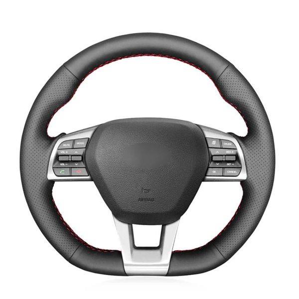 steering wheel covers black artificial leather hand-stitched no-slip car cover for sonata 9 2021 (3-spoke)
steering wheel covers black artificial leather hand-stitched no-slip car cover for sonata 9 2021 (3-spoke)