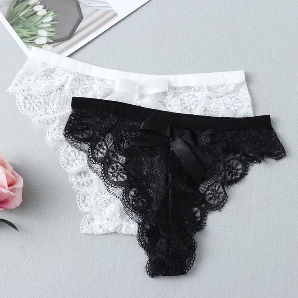 women's panties underwear hollow bow lace flowers g string thong ladies breathable transparent briefs, Black;pink
women's panties underwear hollow bow lace flowers g string thong ladies breathable transparent briefs, Black;pink