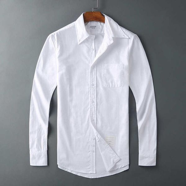 men's casual shirts 2021 fashion brand men slim white long sleeve shirt turn down collar oxford cuff ribbons clothing, White;black
men's casual shirts 2021 fashion brand men slim white long sleeve shirt turn down collar oxford cuff ribbons clothing, White;black