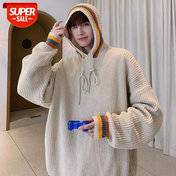 2020 korean style men's long sleeve wool sweaters loose homme hooded pullover black coats keep warm cashmere knitting -2xl #380g, White;black
2020 korean style men's long sleeve wool sweaters loose homme hooded pullover black coats keep warm cashmere knitting -2xl #380g, White;black