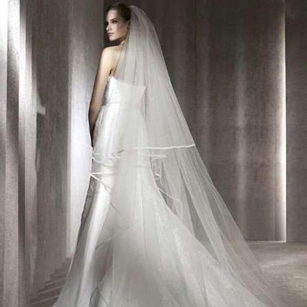 bridal veils women long wedding veil 2 layeres with comb ribbon edge woman marry gifts 2021 accessories, Black
bridal veils women long wedding veil 2 layeres with comb ribbon edge woman marry gifts 2021 accessories, Black