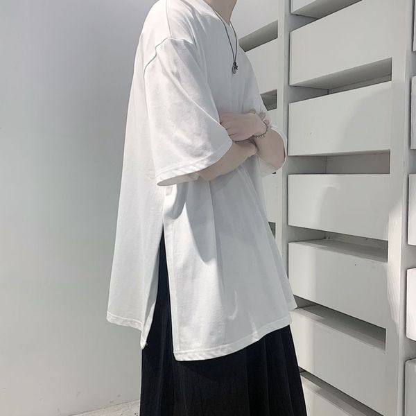 men's t-shirts summer short-sleeved t-shirt fashion black white casual t shirt men streetwear loose hip-hop oversize tshirt mens t, White;black
men's t-shirts summer short-sleeved t-shirt fashion black white casual t shirt men streetwear loose hip-hop oversize tshirt mens t, White;black