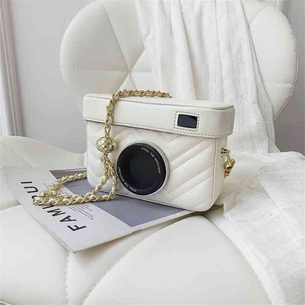 mobile phone women 2021 new fashion personality camera shaped one shoulder messenger bag
mobile phone women 2021 new fashion personality camera shaped one shoulder messenger bag