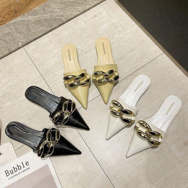 slippers 2021 women mules sippers fashion thin low heels slipper shoes woman casual female pointed toe heel sandals slides, Black
slippers 2021 women mules sippers fashion thin low heels slipper shoes woman casual female pointed toe heel sandals slides, Black