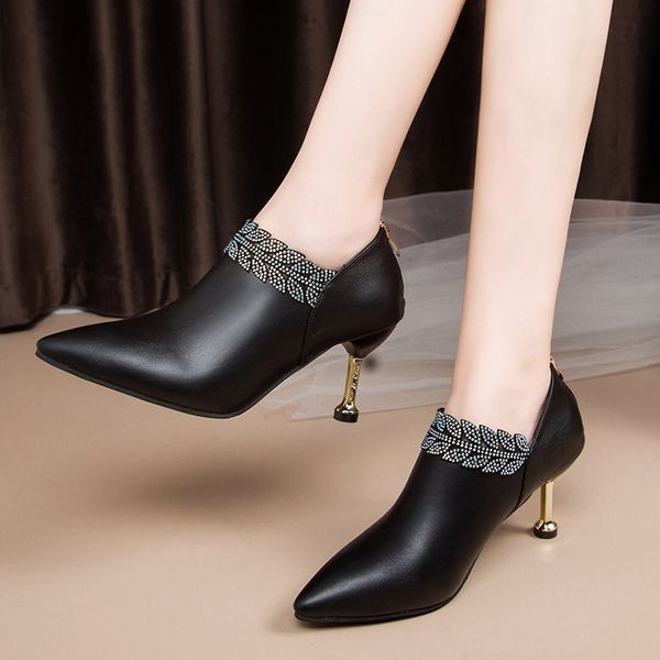 boots women's low boots for winter, women's shoes, shiny, thin with high heels and zipper. q8ln, Black
boots women's low boots for winter, women's shoes, shiny, thin with high heels and zipper. q8ln, Black