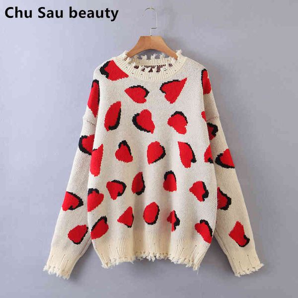 casual fashion oversize knitted pullovers women chic love pattern sweaters fall outwear long sleeve jumper mujer 210508, White;black
casual fashion oversize knitted pullovers women chic love pattern sweaters fall outwear long sleeve jumper mujer 210508, White;black