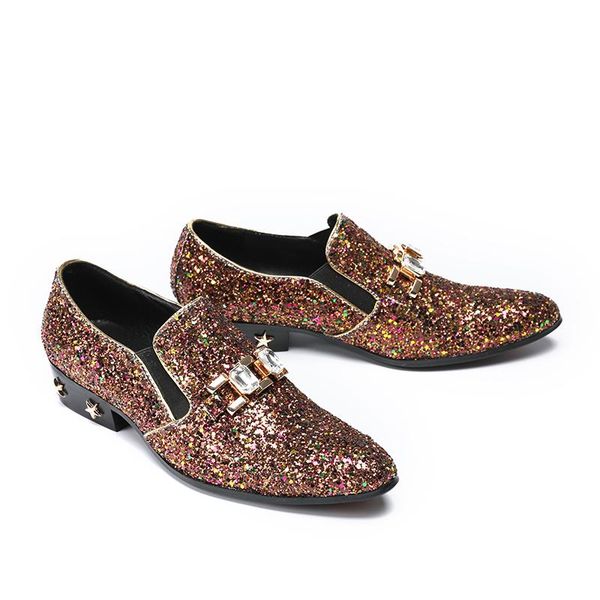 dress shoes rhinestone glitter men slip-on loafers real leather oxfords zapatos hombre 2021 rome stras male, Black
dress shoes rhinestone glitter men slip-on loafers real leather oxfords zapatos hombre 2021 rome stras male, Black