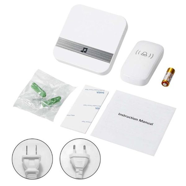 doorbells ac 90-260v wireless doorbell 50 rings 300m remote distance touch button
doorbells ac 90-260v wireless doorbell 50 rings 300m remote distance touch button