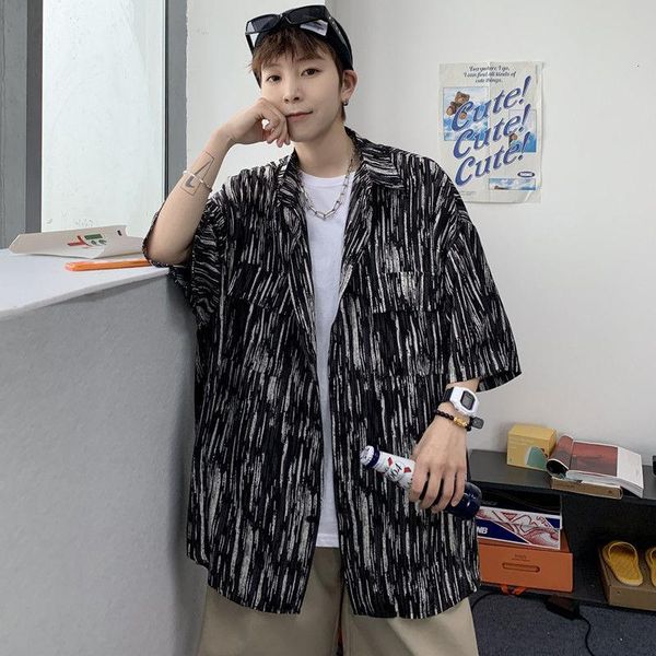 men's casual shirts summer tie-dye shirt fashion print retro men streetwear korean loose short-sleeved mens -2xl, White;black
men's casual shirts summer tie-dye shirt fashion print retro men streetwear korean loose short-sleeved mens -2xl, White;black