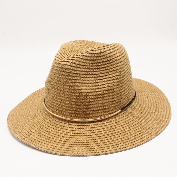 stingy brim hats seioum jazz straw hat women's 2021 panama sun floppy fashion 9 colours, Blue;gray
stingy brim hats seioum jazz straw hat women's 2021 panama sun floppy fashion 9 colours, Blue;gray