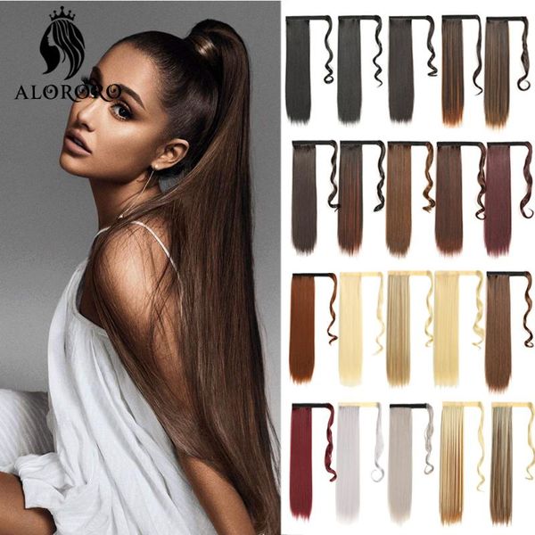 synthetic wigs long wrap around clip in ponytail 22 inch straight hair yaki hairpiece fake alororo, Black
synthetic wigs long wrap around clip in ponytail 22 inch straight hair yaki hairpiece fake alororo, Black