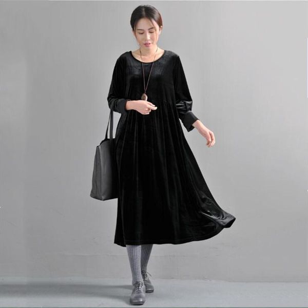casual dresses autunm winter women loose velvet dress slim solid velour plus size -7xl elegant vintage vestidos, Black;gray
casual dresses autunm winter women loose velvet dress slim solid velour plus size -7xl elegant vintage vestidos, Black;gray