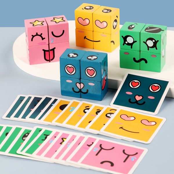 kids expression matching puzzles building blocks early education game toy magic cube boards montessori toys dropshipping#38
kids expression matching puzzles building blocks early education game toy magic cube boards montessori toys dropshipping#38