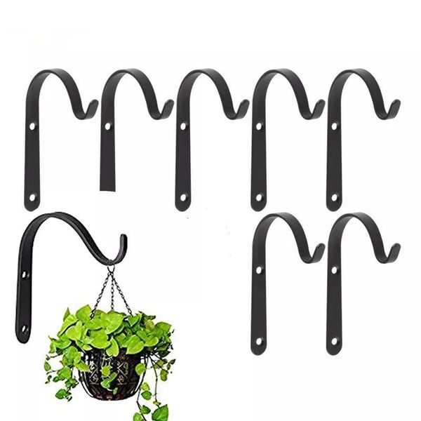 2/4/6pcs black iron wall light hook bracket wind chimes garden hanging basket planter lantern flower pot home decoration hooks & rails
2/4/6pcs black iron wall light hook bracket wind chimes garden hanging basket planter lantern flower pot home decoration hooks & rails