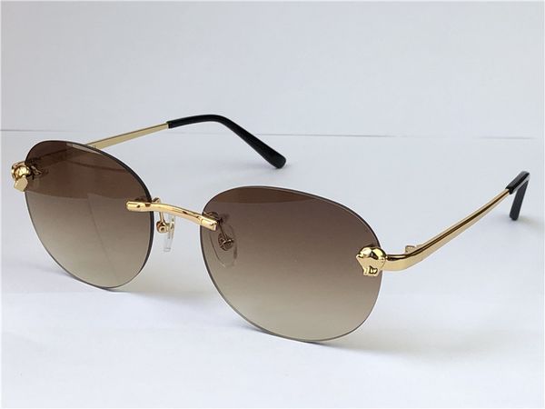 new fashion men sunglasses round retro frame 0028 metal animal rimless glasses modern vintage popular design eyewear with case, White;black
new fashion men sunglasses round retro frame 0028 metal animal rimless glasses modern vintage popular design eyewear with case, White;black
