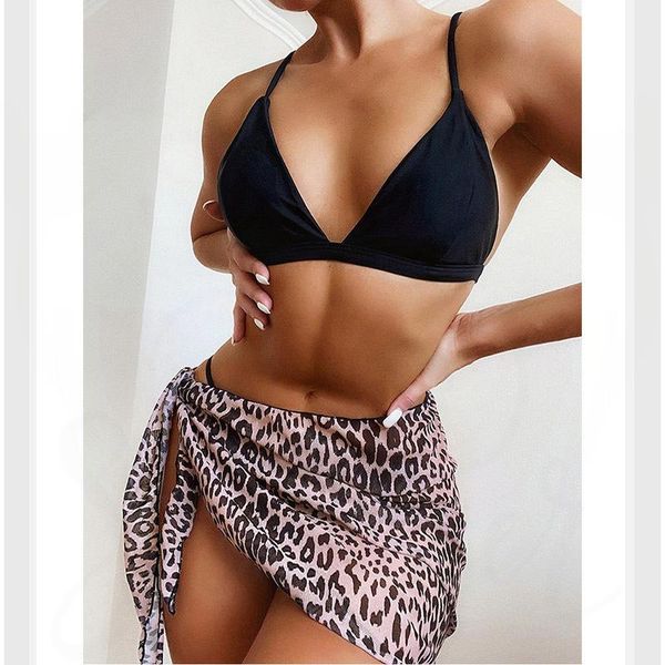 women's swimwear swimming suit for women 3 piece bikini set 2021 swimsuit bathing biquinis maillot de bain femme, White;black
women's swimwear swimming suit for women 3 piece bikini set 2021 swimsuit bathing biquinis maillot de bain femme, White;black