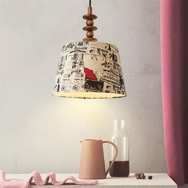 pendant lamps nordic simple wood led lights fixture cloth art drop light for living dining room handmade hanging lamp home e27
pendant lamps nordic simple wood led lights fixture cloth art drop light for living dining room handmade hanging lamp home e27