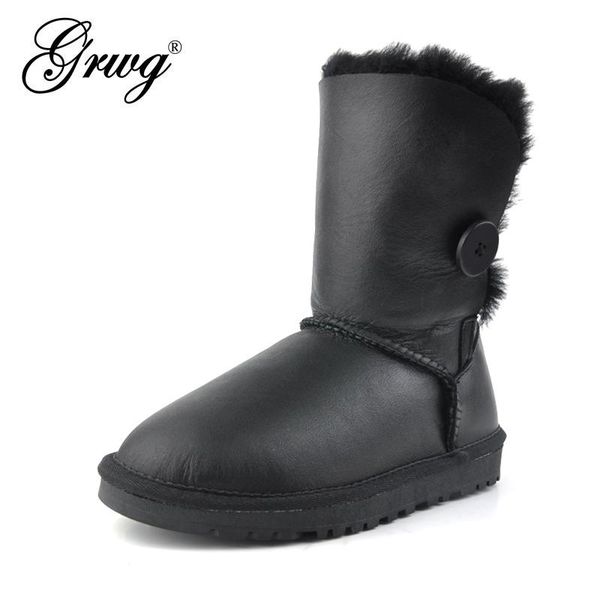boots grwg women's genuine sheepskin leather snow 100% natural fur warm winter, Black
boots grwg women's genuine sheepskin leather snow 100% natural fur warm winter, Black