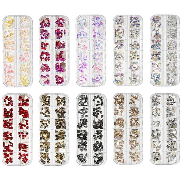 nail art decorations x7ja 12 grids glass multi-shape for nails ornaments manicure tips decor salon home diy crafts accessories, Silver;gold
nail art decorations x7ja 12 grids glass multi-shape for nails ornaments manicure tips decor salon home diy crafts accessories, Silver;gold