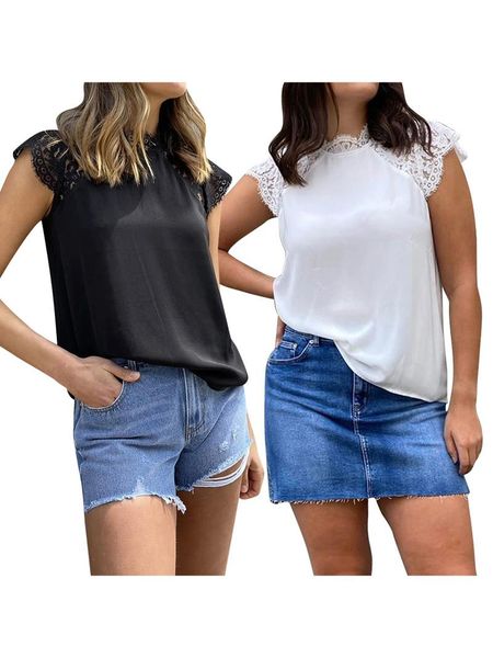 women's shirt lace raglan short sleeve stand away collar solid color for female t-shirt, White
women's shirt lace raglan short sleeve stand away collar solid color for female t-shirt, White