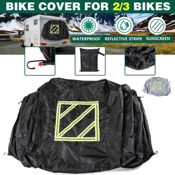 car cover motorhome bike 420d waterproof anti uv dustproof protector canvas with reflective strip for sign 2-3 bikes atv parts 
car cover motorhome bike 420d waterproof anti uv dustproof protector canvas with reflective strip for sign 2-3 bikes atv parts