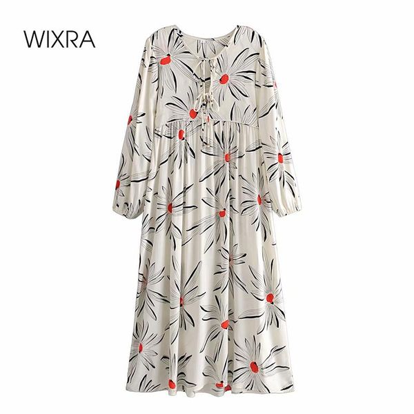 wixra womens floral print dress lace up full sleeve loose high street mid calf clothing 2021 spring summer casual dresses, Black;gray
wixra womens floral print dress lace up full sleeve loose high street mid calf clothing 2021 spring summer casual dresses, Black;gray