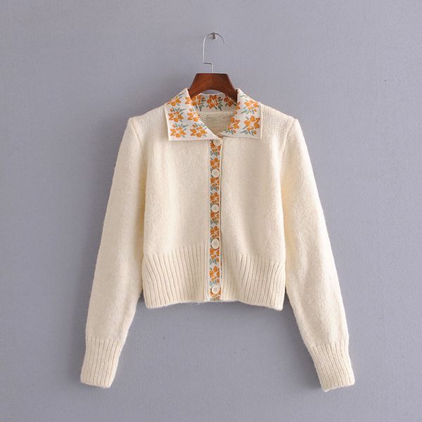 tees women's mesh straighteners cardigan inspirit arrival female flower short sweater, White
tees women's mesh straighteners cardigan inspirit arrival female flower short sweater, White