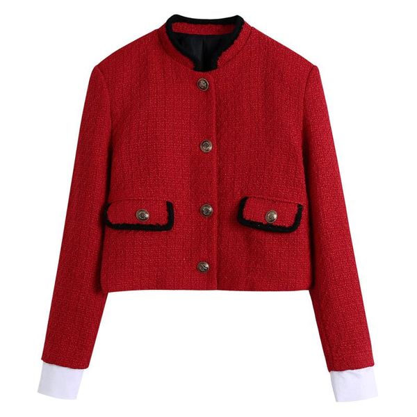 women's jackets jacket single breasted pockets coat casual stand collar outerwear long sleeve female patchwork textured autumn, Black;brown
women's jackets jacket single breasted pockets coat casual stand collar outerwear long sleeve female patchwork textured autumn, Black;brown
