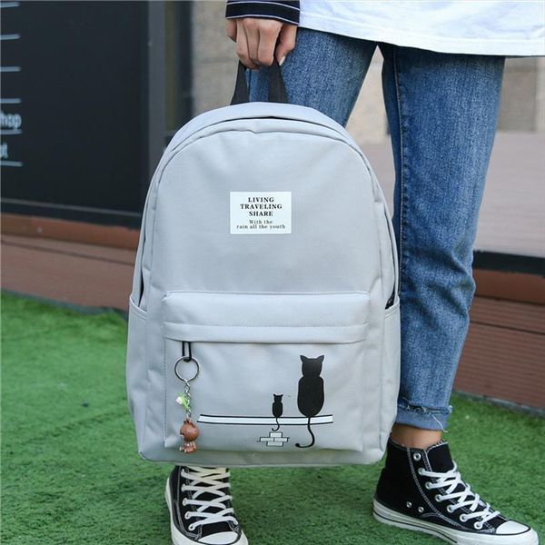 female fashion junior high school bag backpack cat print for girls teenagers schoolbag mochila women rucksack
female fashion junior high school bag backpack cat print for girls teenagers schoolbag mochila women rucksack