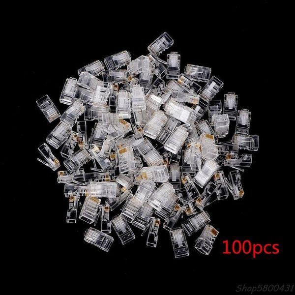 25/100pcs gold plated rj45 net network cables modular plug cat5 cat5e connector 8p8c terminals o16 20 computer & connectors
25/100pcs gold plated rj45 net network cables modular plug cat5 cat5e connector 8p8c terminals o16 20 computer & connectors