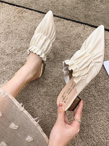 shoes women cover toe ladies' slippers pantofle luxury slides med square heel thin heels soft pointed 2021 designer block fashi1, Black
shoes women cover toe ladies' slippers pantofle luxury slides med square heel thin heels soft pointed 2021 designer block fashi1, Black