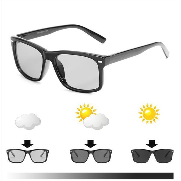 men outdoor driving pchromic chameleon sunglasses polarized sun glasses square leisure, White;black
men outdoor driving pchromic chameleon sunglasses polarized sun glasses square leisure, White;black