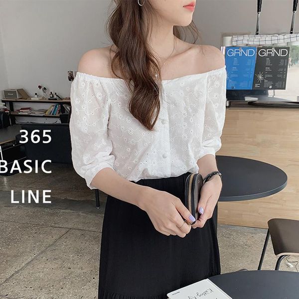 women's blouses & shirts french hollow embroidery slash neck short-sleeved white shirt female summer super fairy foreign
women's blouses & shirts french hollow embroidery slash neck short-sleeved white shirt female summer super fairy foreign