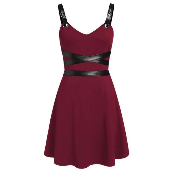 women plus size cool solid bandage irregular hem sleeveless camisole mini dress lady female vintage strapless clothes casual dresses, Black;gray
women plus size cool solid bandage irregular hem sleeveless camisole mini dress lady female vintage strapless clothes casual dresses, Black;gray