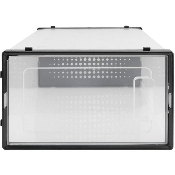 1pc transparent shoe storage box clamshell type thickened case disposable covers 
1pc transparent shoe storage box clamshell type thickened case disposable covers