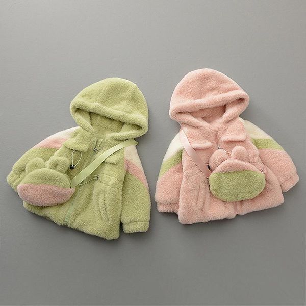 autumn winter baby girl hooded plush warm jackets coats color matching thickening soft coat outerwear toddler clothes, Blue;gray
autumn winter baby girl hooded plush warm jackets coats color matching thickening soft coat outerwear toddler clothes, Blue;gray