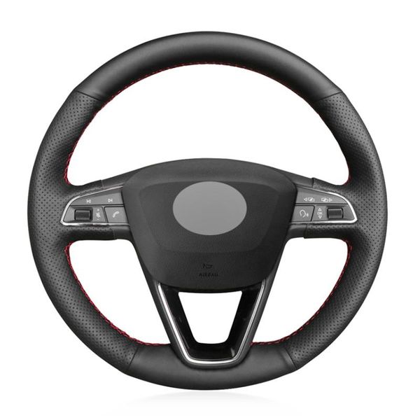 steering wheel covers black artificial leather no-slip car cover for seat leon 5f 3 2013-2021 ibiza 6j tarraco arona ateca alhambra
steering wheel covers black artificial leather no-slip car cover for seat leon 5f 3 2013-2021 ibiza 6j tarraco arona ateca alhambra